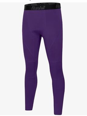 Runhit Boys Compression Leggings Youth Athletic Tights XL.  C5